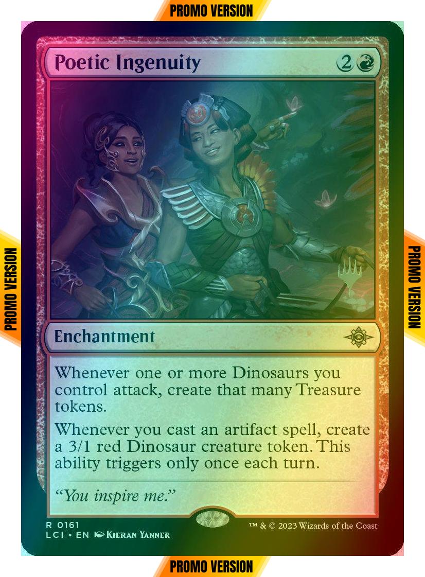 Poetic Ingenuity [161p] [Promo Pack] [The Lost Caverns of Ixalan: Promos] [Foil]