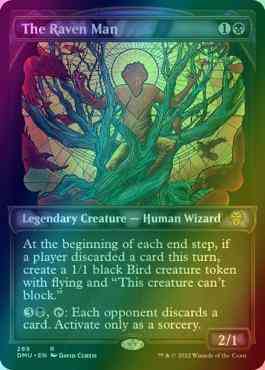The Raven Man [289] [Stained Glass Showcase] [Dominaria United] [Foil]