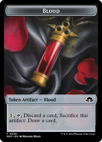 Blood Token (29) // Servo Token (33) [Modern Horizons 3: Tokens] [Foil]