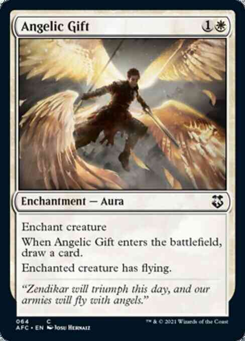 Angelic Gift [64] [Adventures in the Forgotten Realms Commander] [Non-Foil]