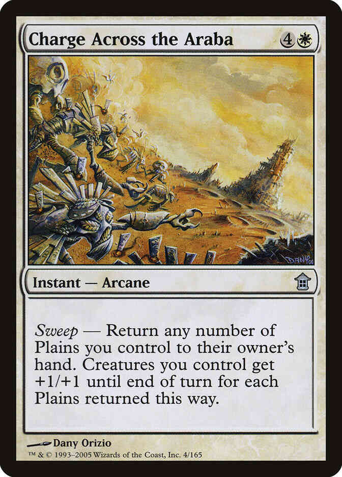 Charge Across the Araba [4] [Saviors of Kamigawa] [Non-Foil]