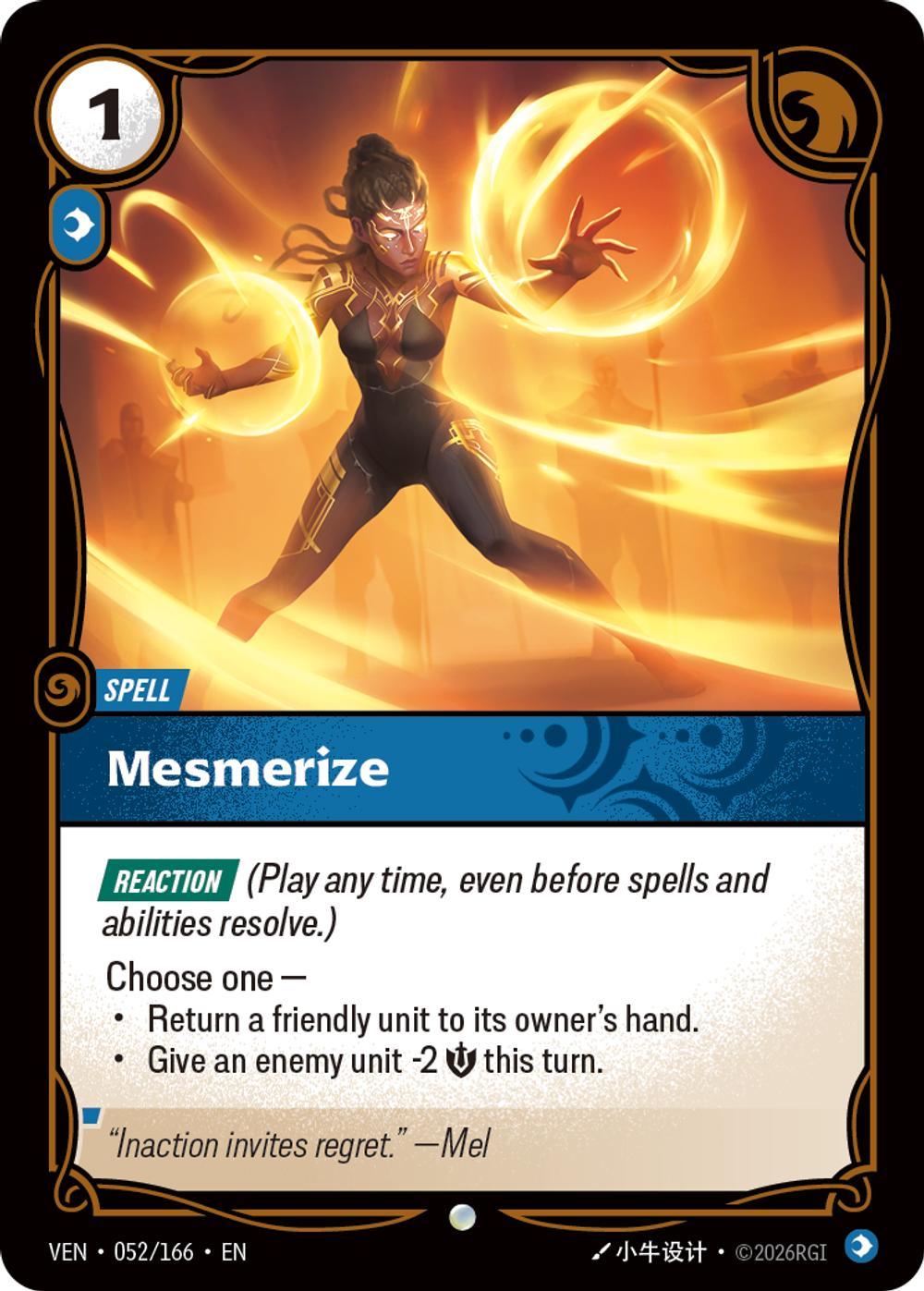 Mesmerize - 052/166 [Vendetta] [Non Foil]