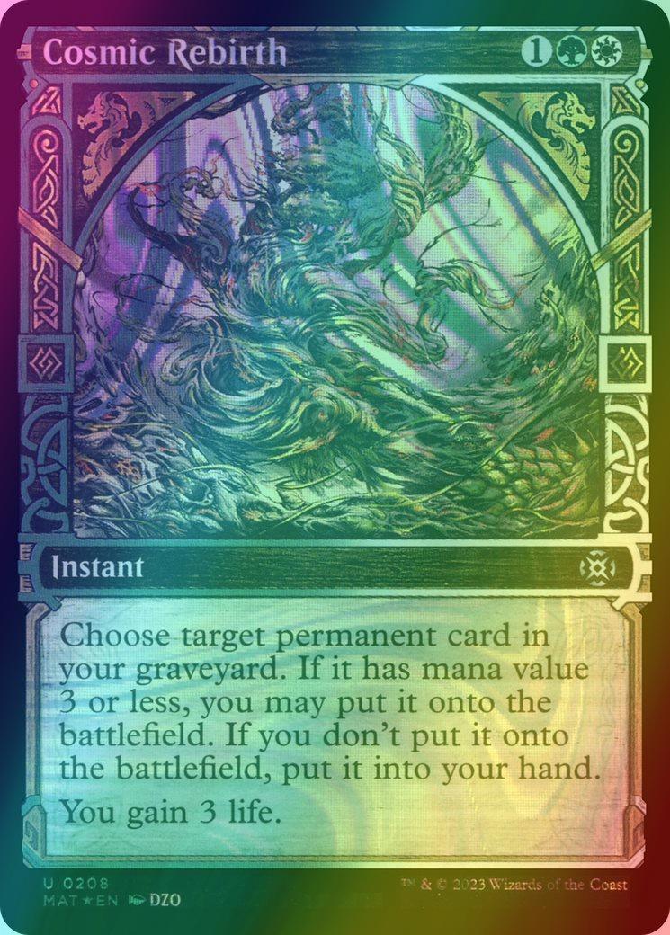 Cosmic Rebirth [208] [Planar Showcase] [March of the Machine: The Aftermath] [Halo Foil]
