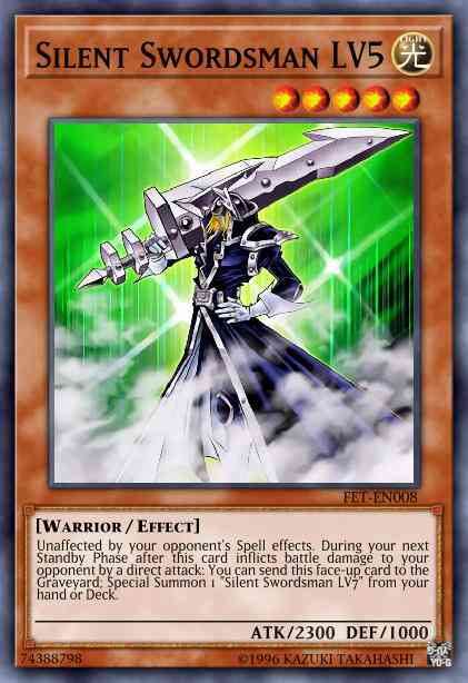 Silent Swordsman LV5 - LCYW-EN034 - Common - 1st Edition