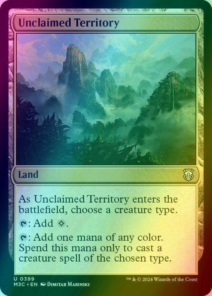 Unclaimed Territory [399] [Modern Horizons 3: Commander] [Ripple Foil]