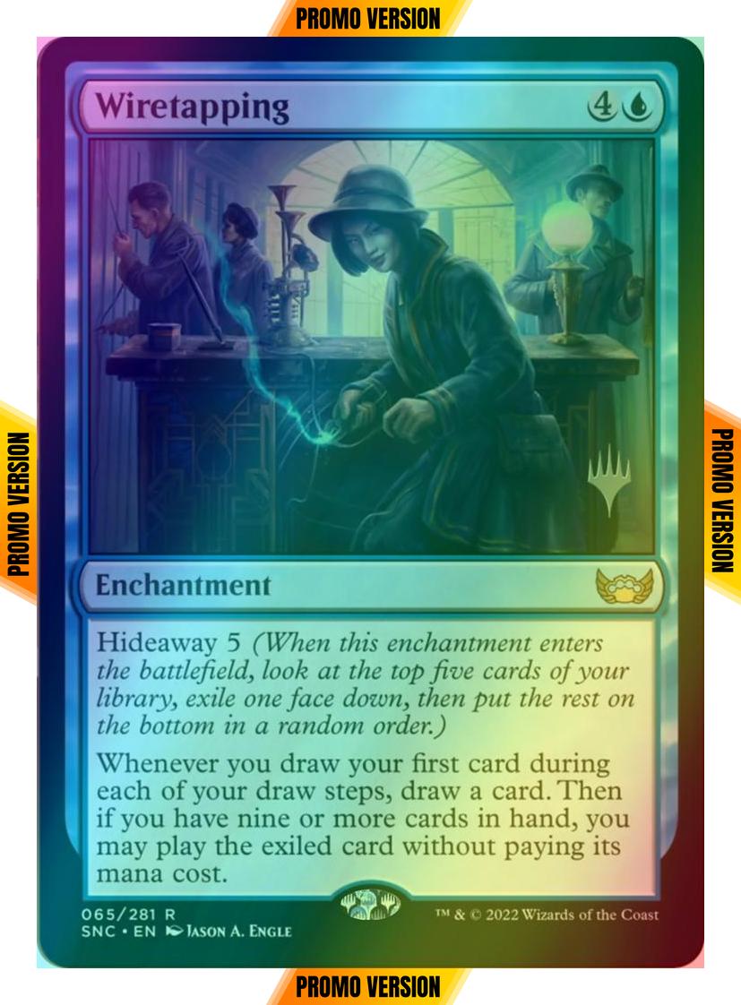 Wiretapping [Promo Pack] [65p] [Streets of New Capenna: Promos] [Foil]