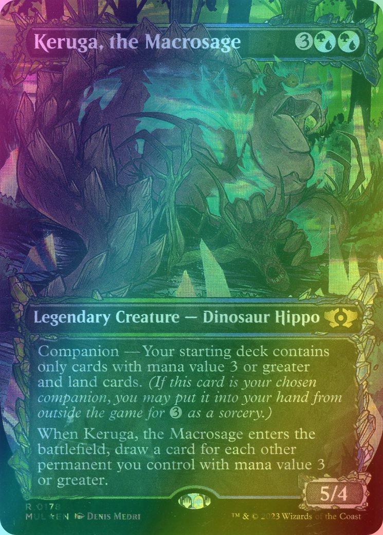 Keruga, the Macrosage [178] [Planar Showcase] [Multiverse Legends] [Halo Foil]