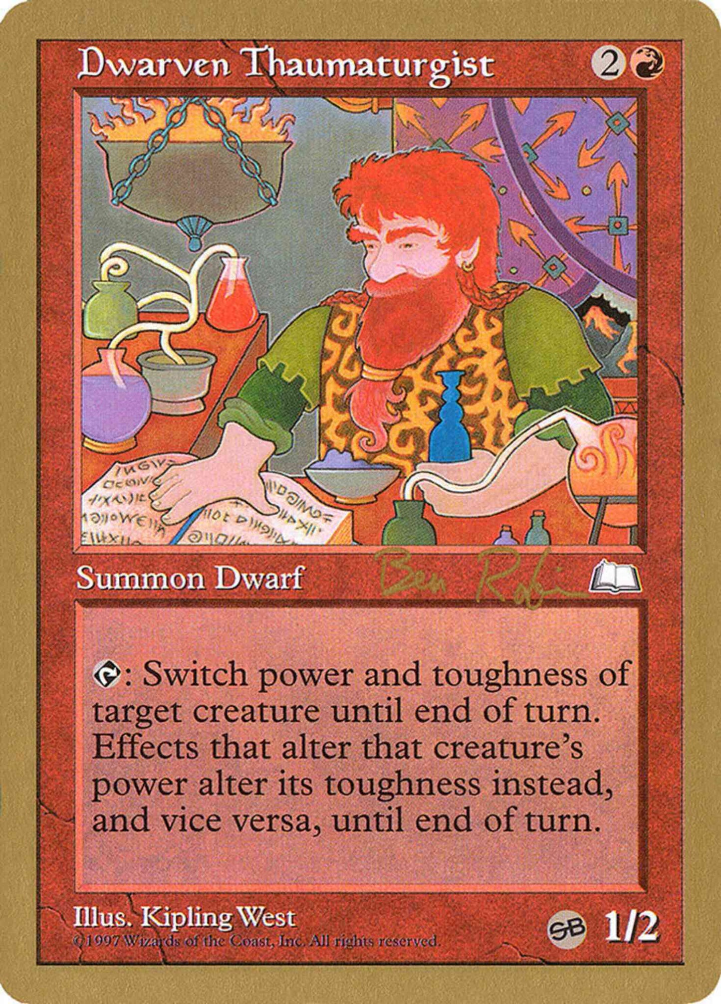 Dwarven Thaumaturgist [br98sba] [World Championship Decks 1998] [Non-Foil]
