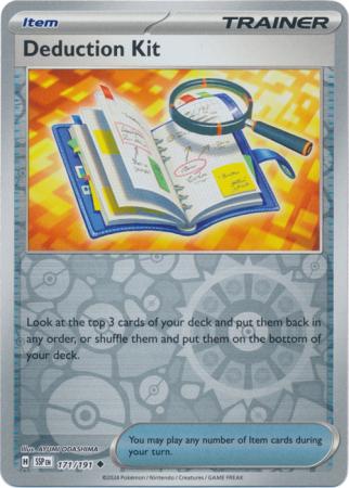 Deduction Kit - 171/191 - Uncommon [sv08-171] [Reverse Holo]