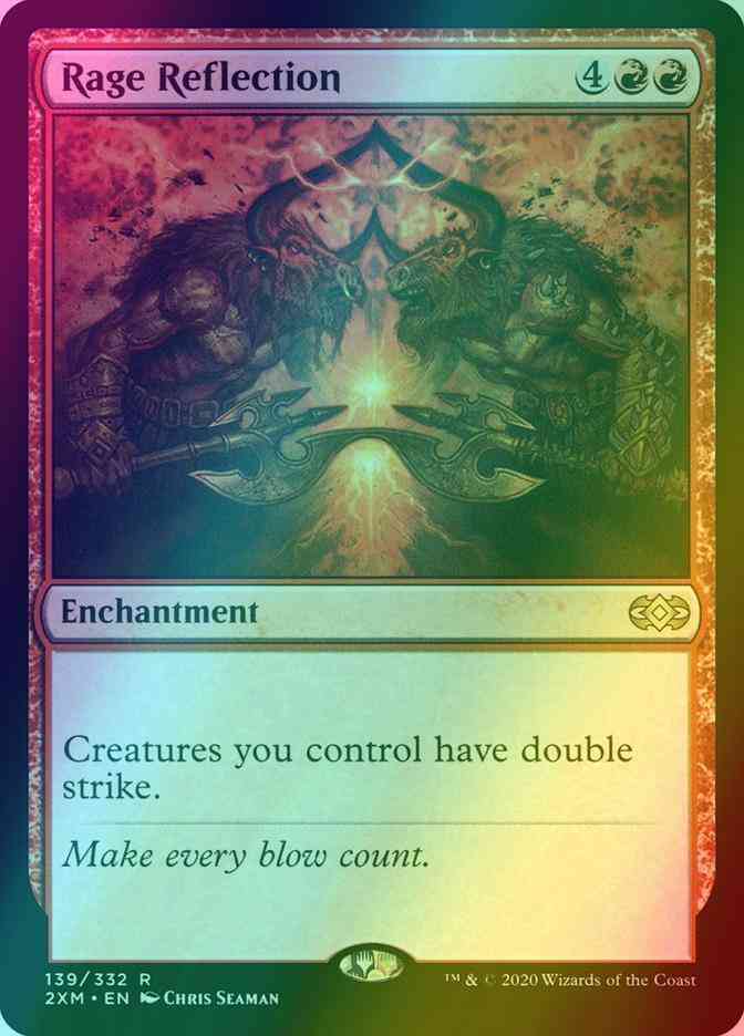 Rage Reflection [139] [Double Masters] [Foil]