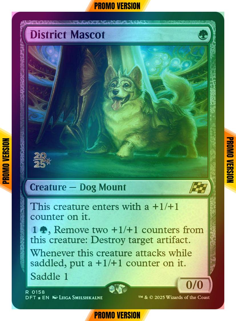 District Mascot [158s] [Prerelease] [Aetherdrift: Promos] [Foil]
