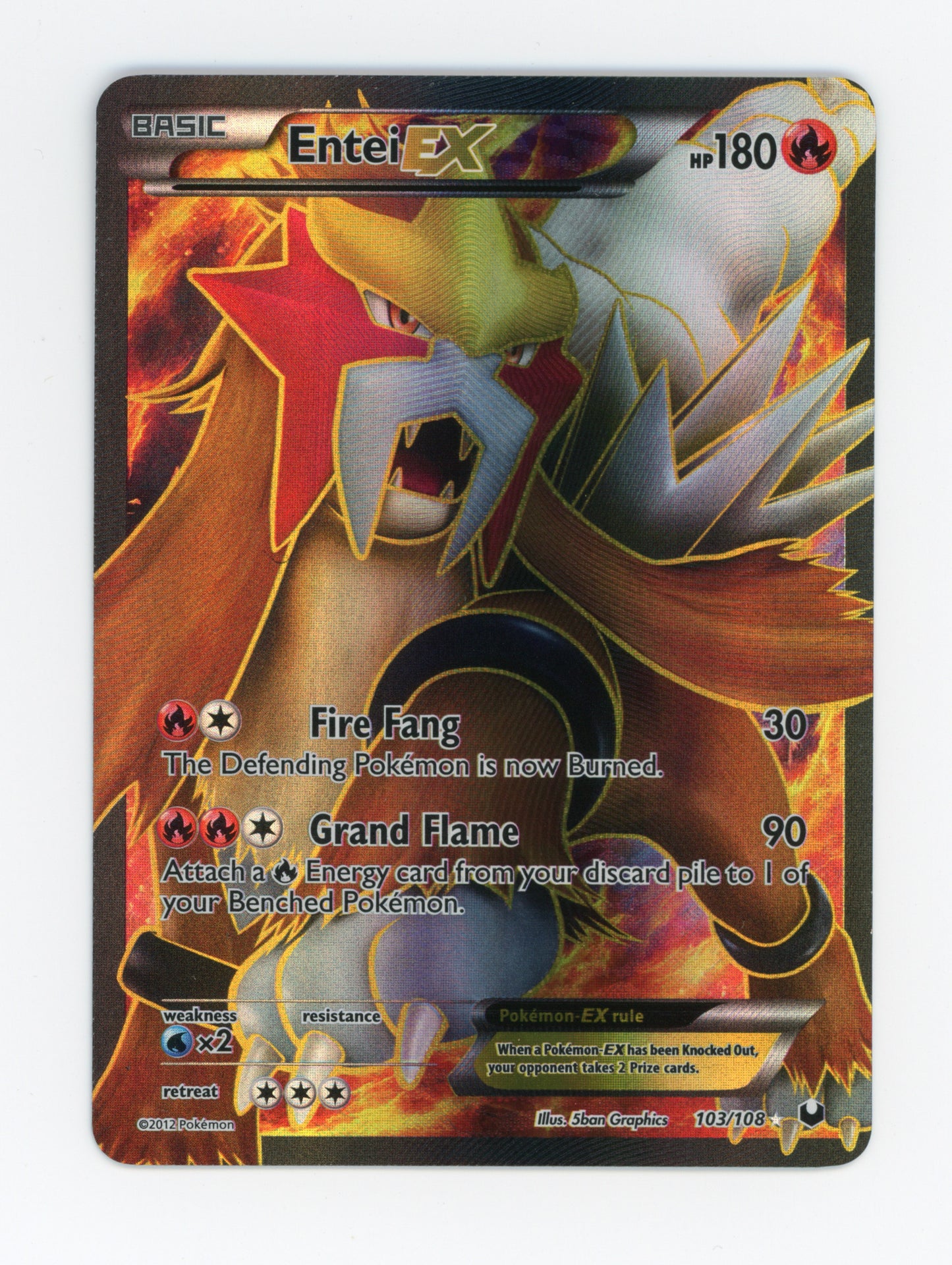 Entei-EX — Rare Ultra — ID 19872
