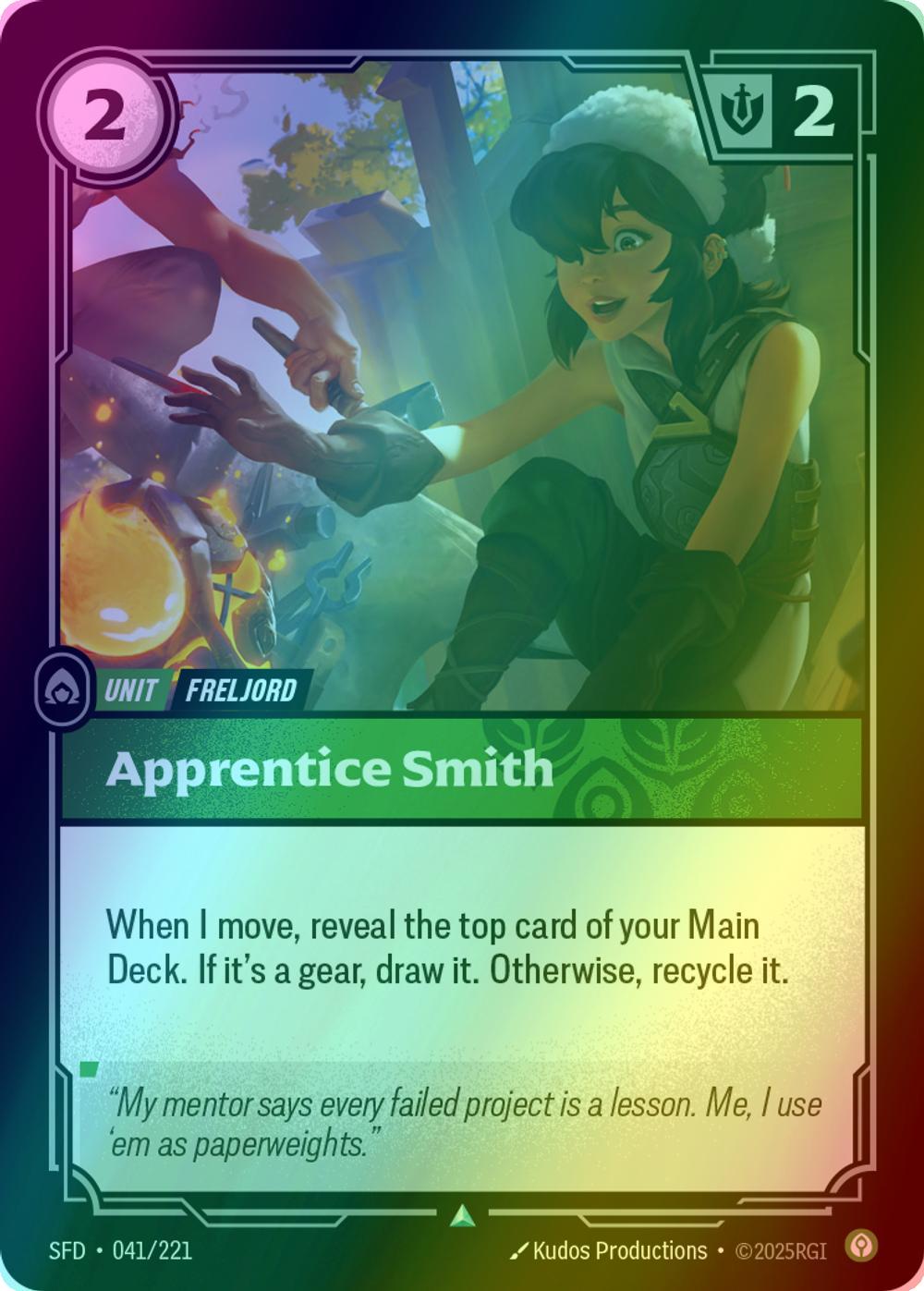 Apprentice Smith - 041/221 [Spiritforged] [Foil]