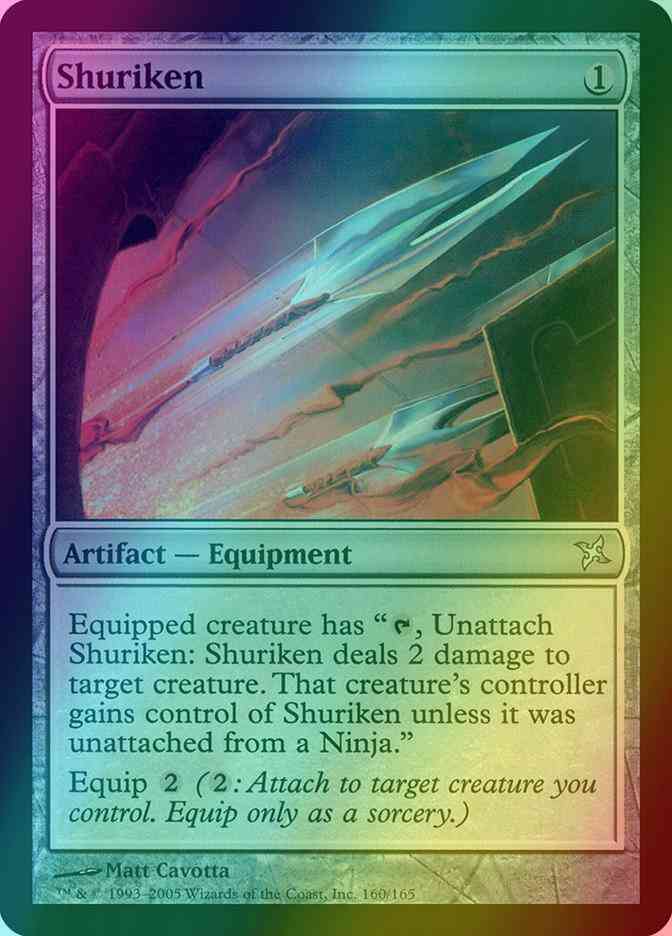 Shuriken [160] [Betrayers of Kamigawa] [Foil]