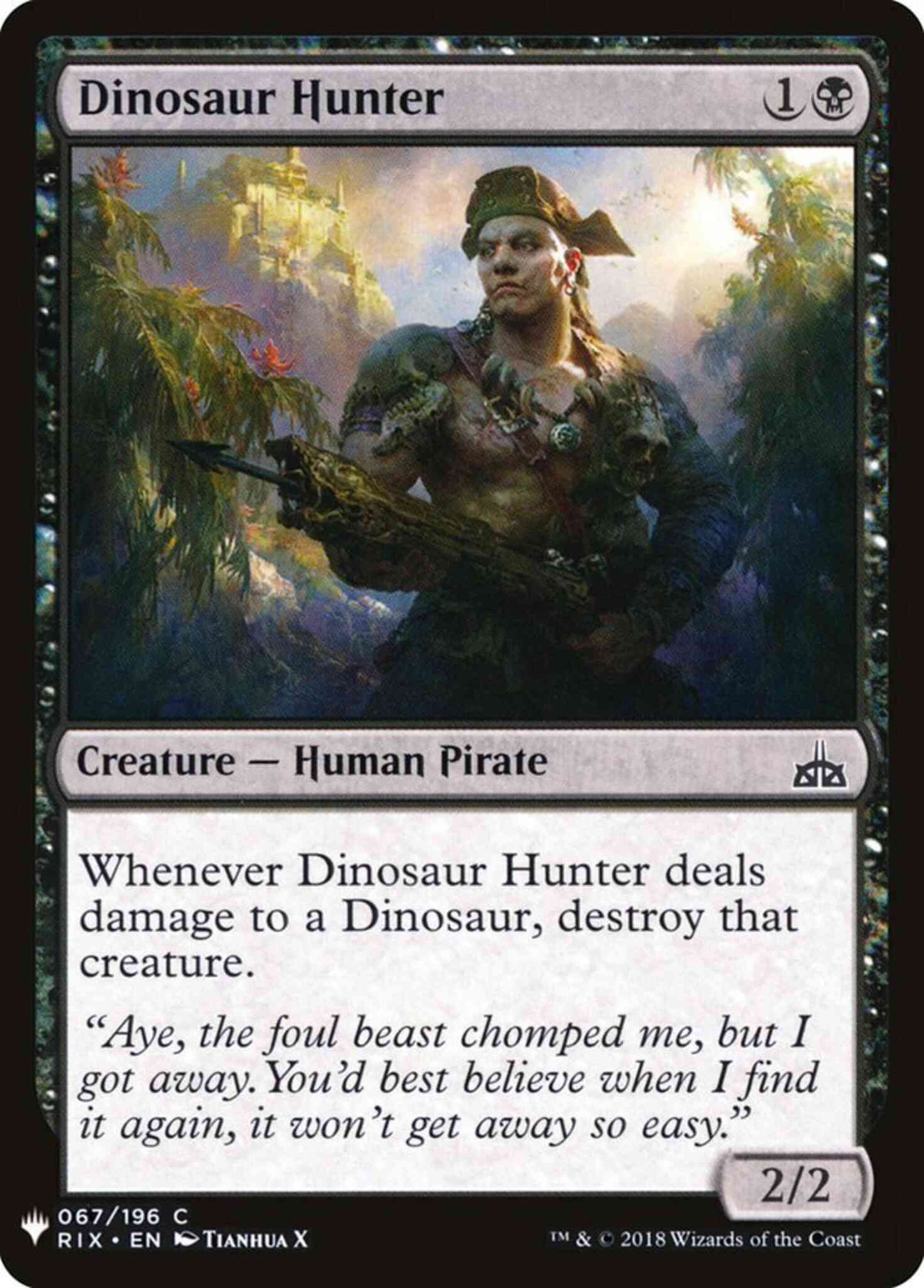 Dinosaur Hunter [RIX-67] [The List] [Non-Foil]