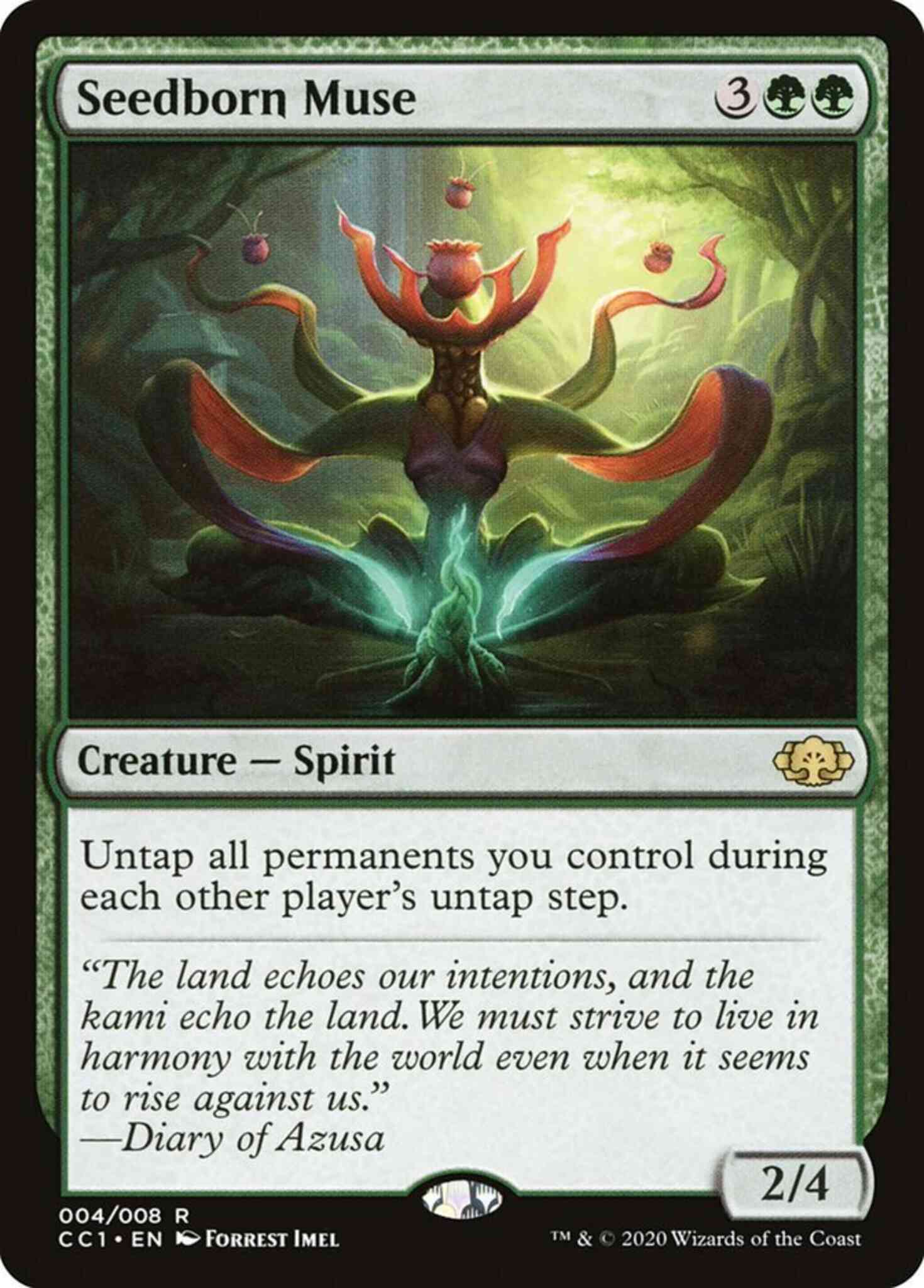 Seedborn Muse [4] [Commander Collection: Green] [Non-Foil] – Face