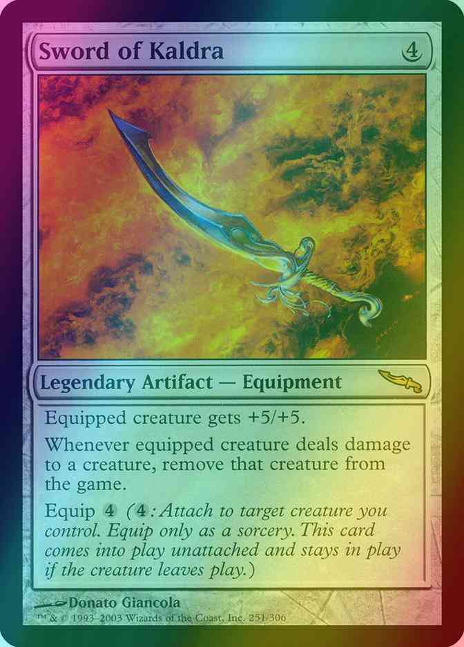 Sword of Kaldra [251] [Mirrodin] [Foil]