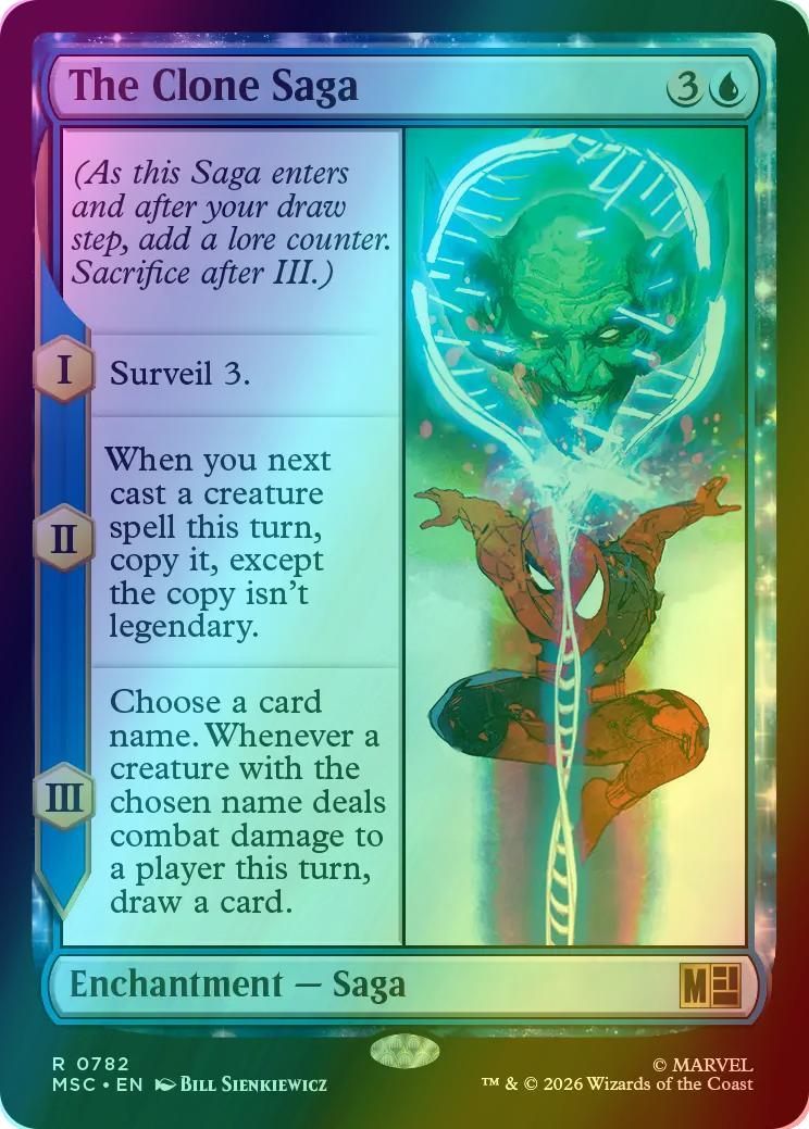 The Clone Saga [782] [Jumpstart] [Marvel Super Heroes: Commander] [Foil]