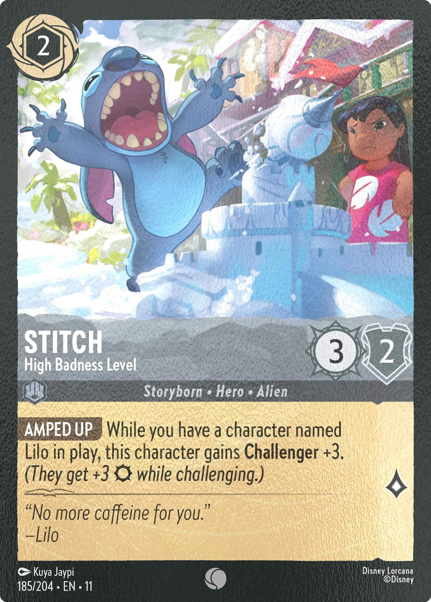 Stitch - High Badness Level - 185/204 [Winterspell] [Cold Foil]