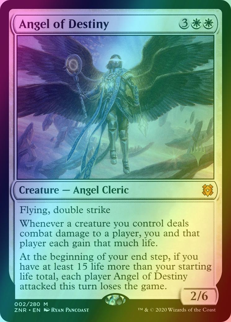 Angel of Destiny [Promo Pack] [2p] [Zendikar Rising Promos] [Foil]