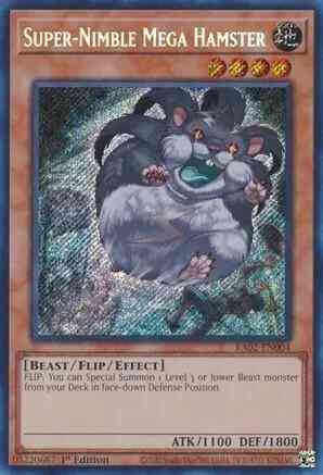 Super-Nimble Mega Hamster - RA02-EN004 - Secret Rare - 1st Edition