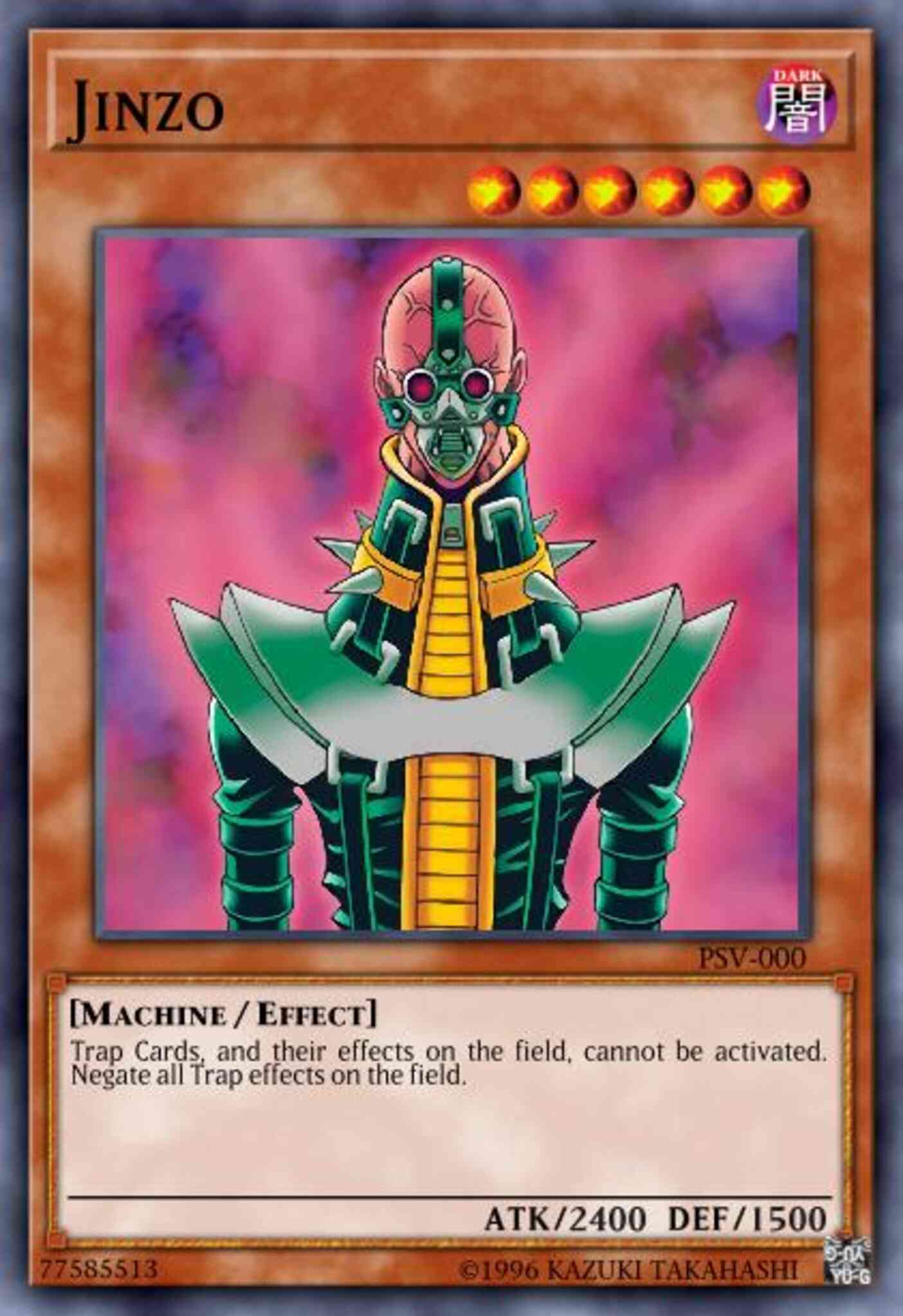 Jinzo - PSV-000 - Secret Rare - 1st Edition