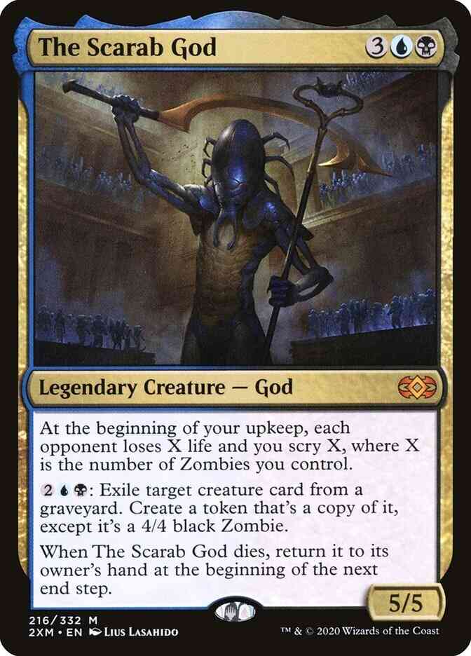 The Scarab God [216] [Double Masters] [Non-Foil]
