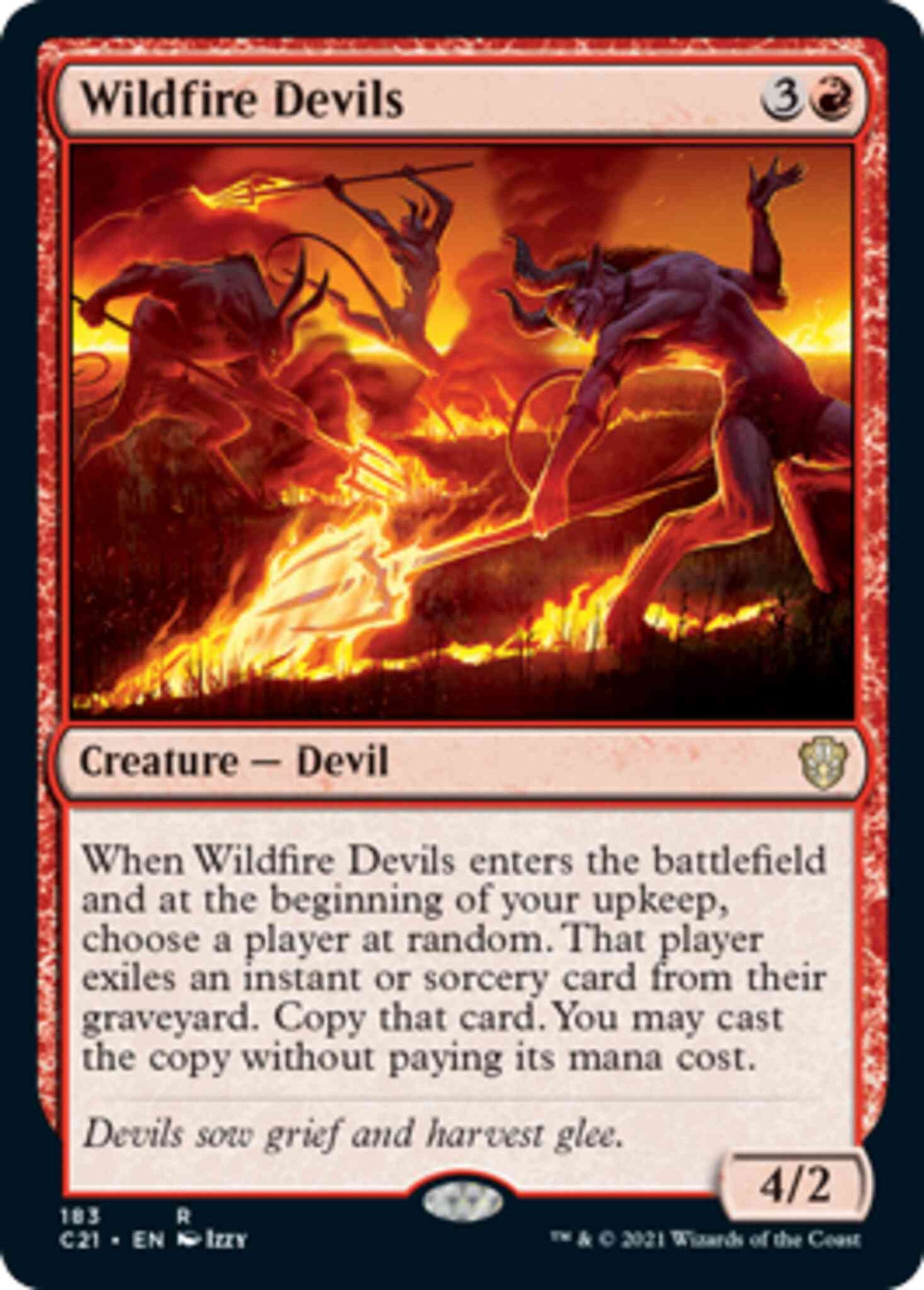 Wildfire Devils [183] [Commander 2021] [Non-Foil]