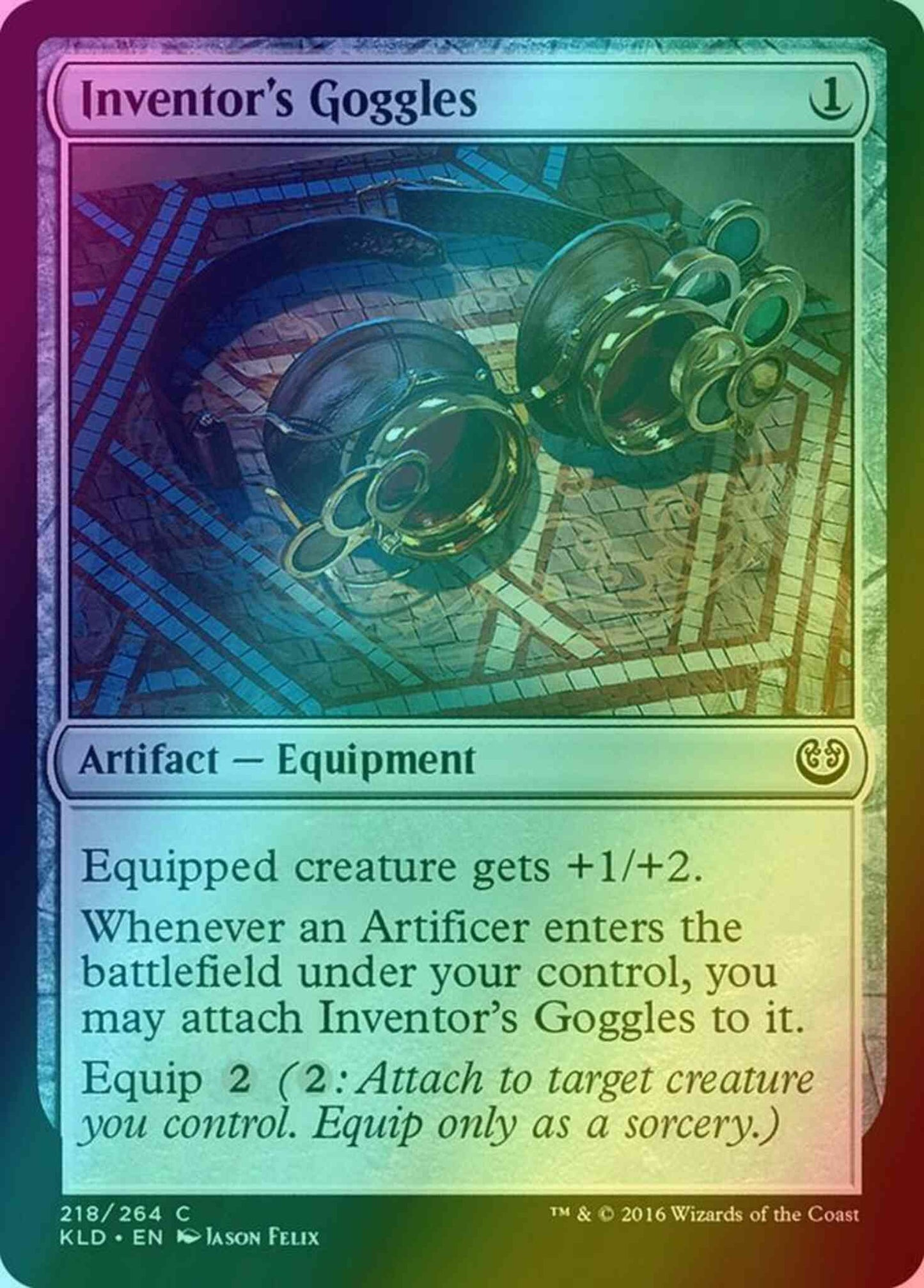 Inventor's Goggles [218] [Kaladesh] [Foil]