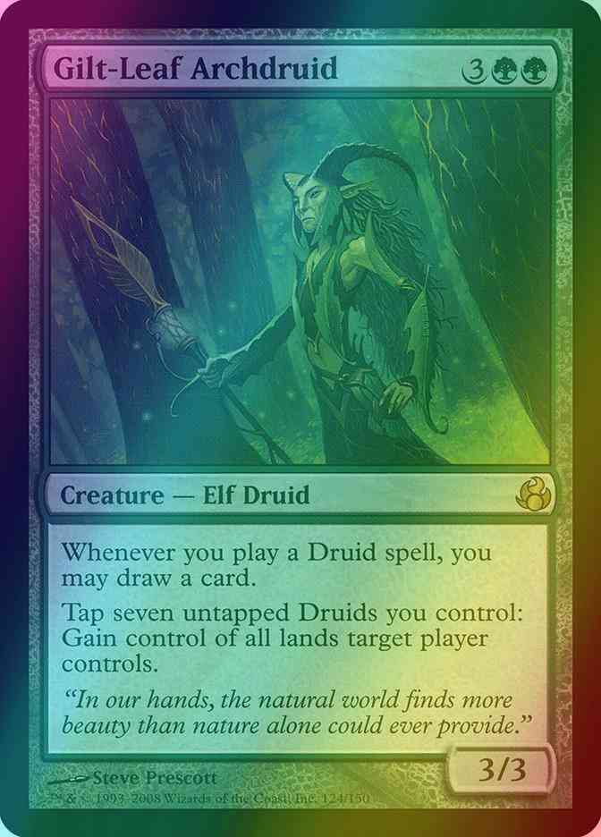 Gilt-Leaf Archdruid [124] [Morningtide] [Foil]