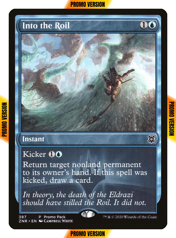 Into the Roil [387] [Dark Frame Promo Pack] [Zendikar Rising] [Foil]