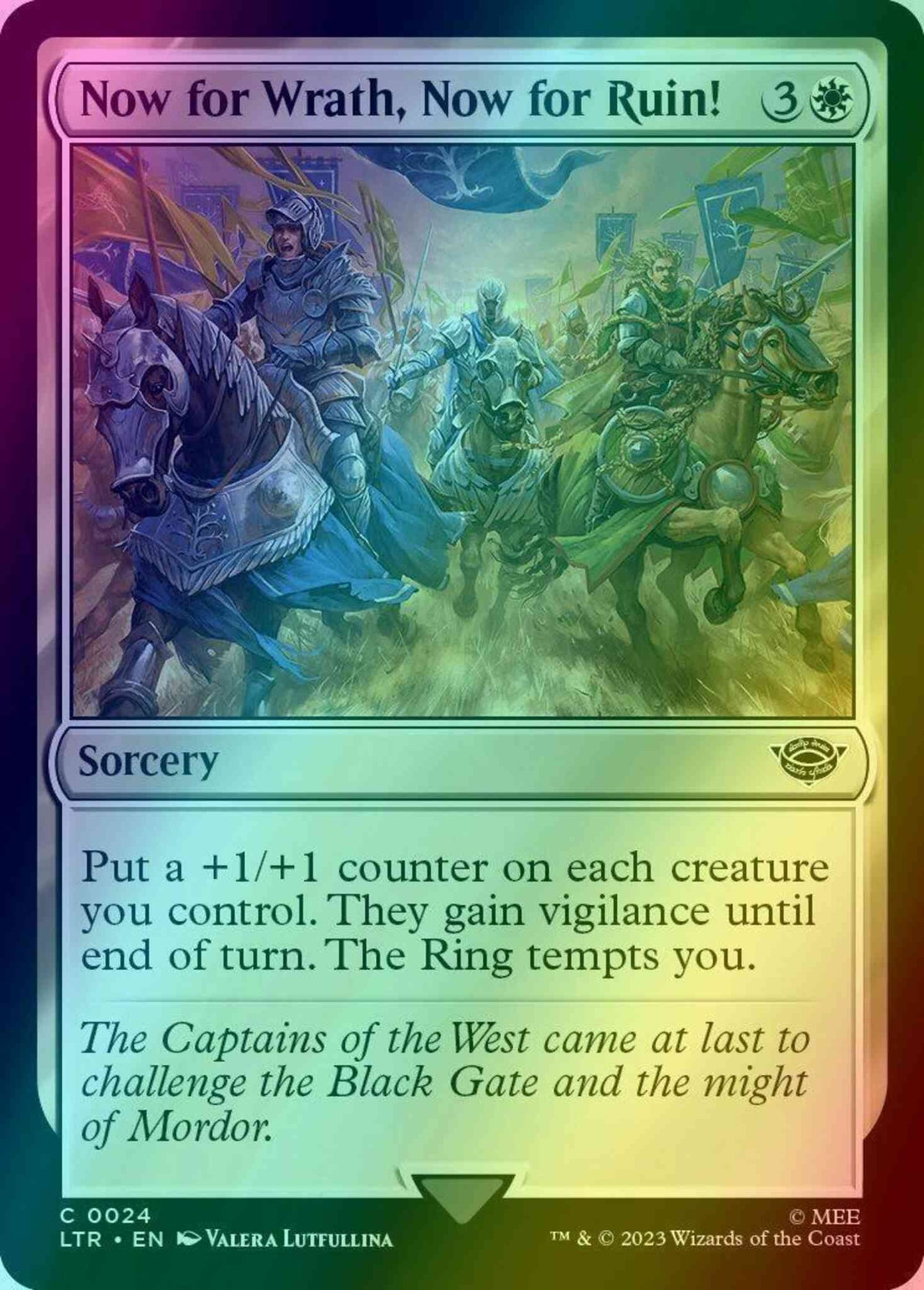 Now for Wrath, Now for Ruin! [24] [The Lord of the Rings: Tales of Middle-earth] [Foil]