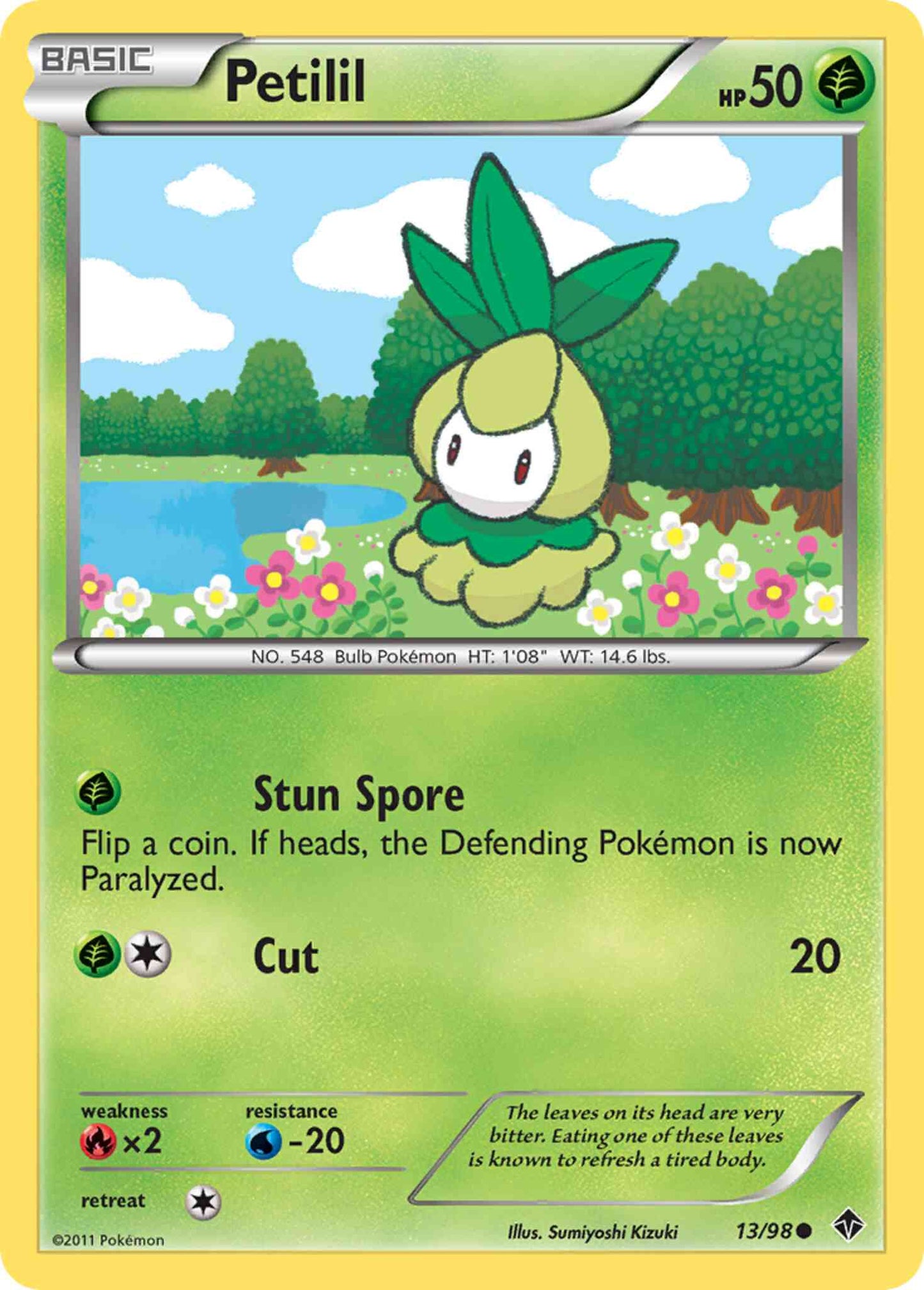 Petilil - 13/98 - Common [bw2-13] [Non-Holo]