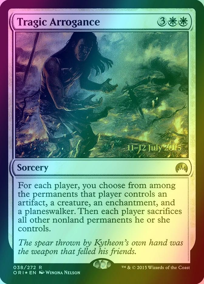 Tragic Arrogance [38s] [Magic Origins Promos] [Foil]