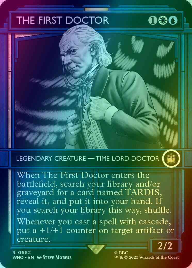The First Doctor [552] [TARDIS Showcase] [Universes Beyond: Doctor Who] [Foil]