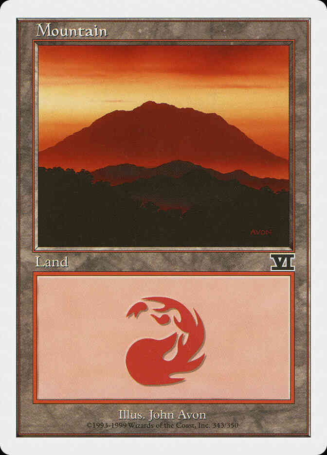 Mountain [343] [Classic Sixth Edition] [Non-Foil]