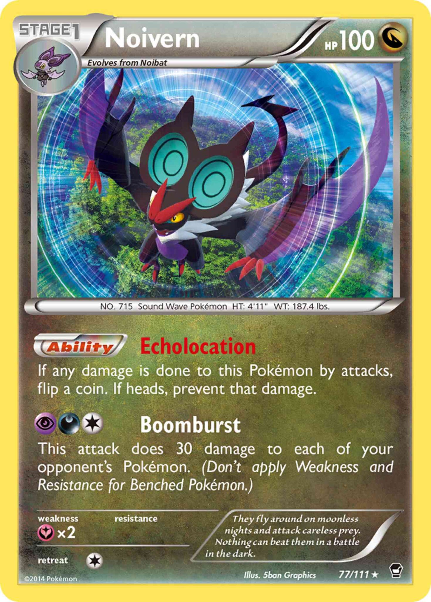 Noivern - 77/111 - Rare Holo [xy3-77] [Holo]