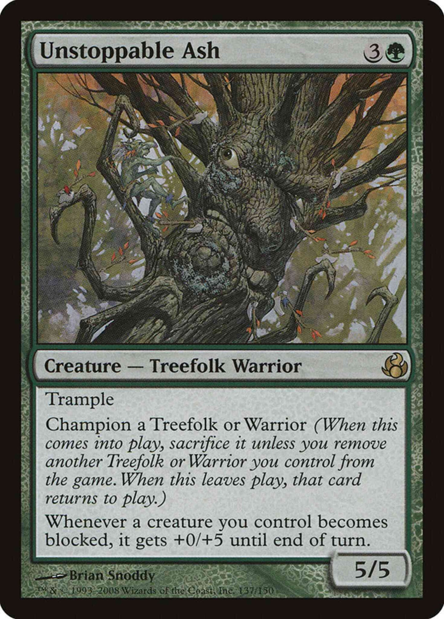 Unstoppable Ash [137] [Morningtide] [Non-Foil]