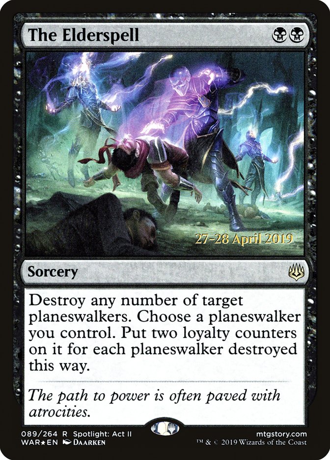 The Elderspell [89s] [War of the Spark Promos] [Foil]