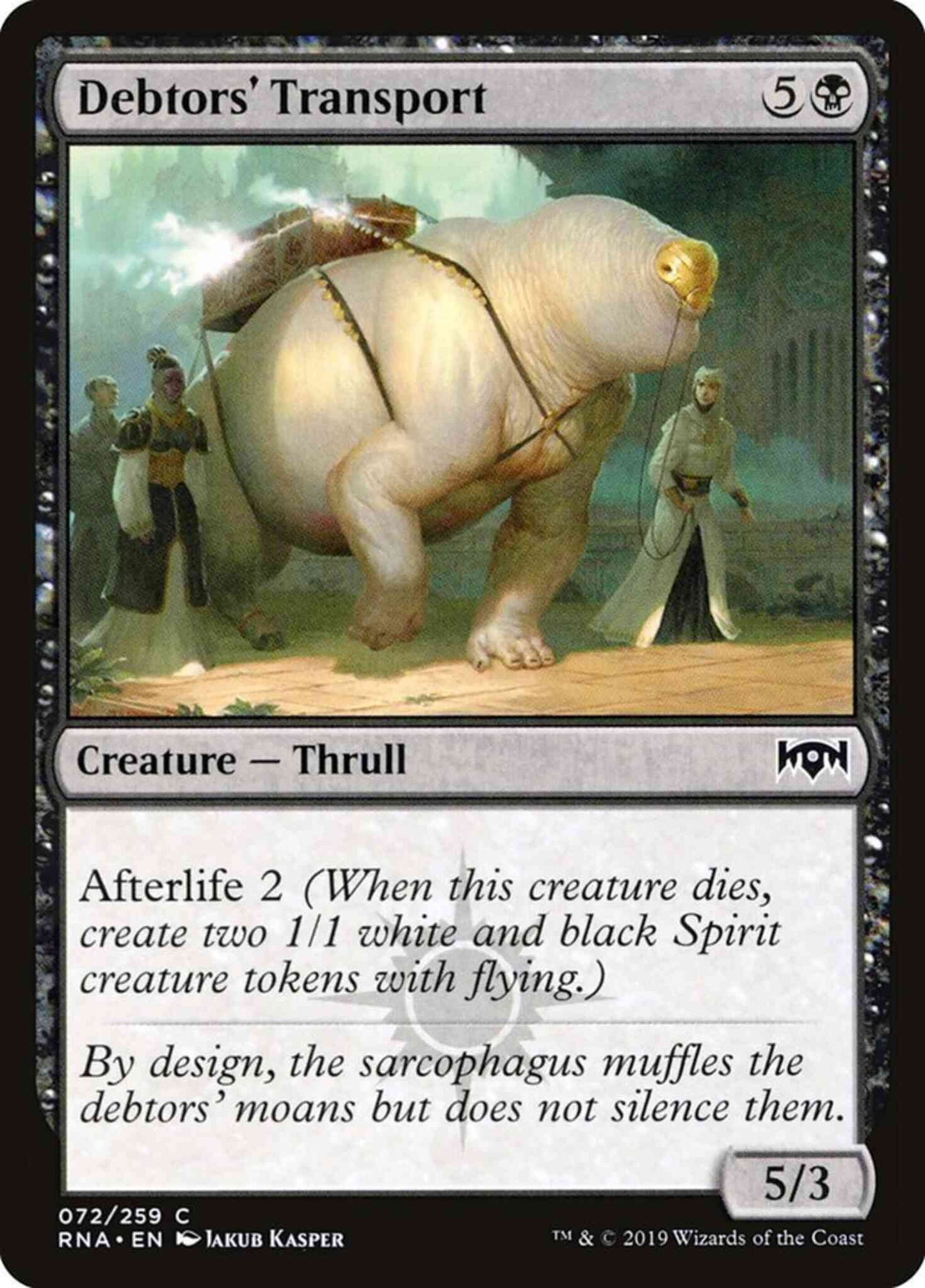 Debtors' Transport [72] [Ravnica Allegiance] [Non-Foil]
