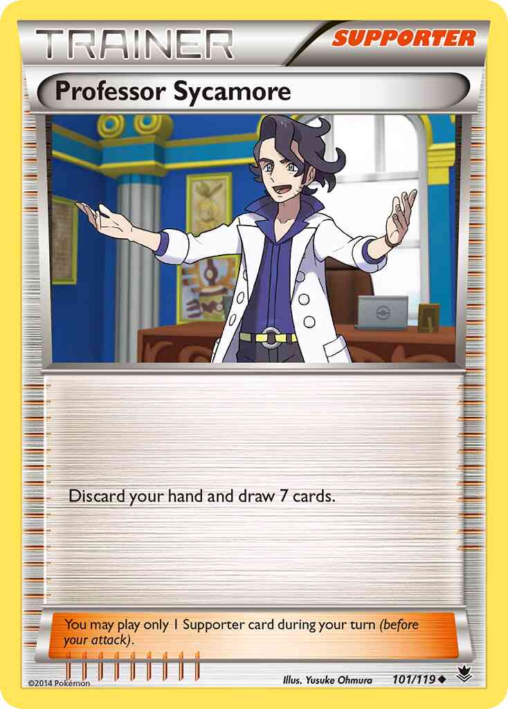 Professor Sycamore - 101/119 - Uncommon [xy4-101] [Non-Holo]