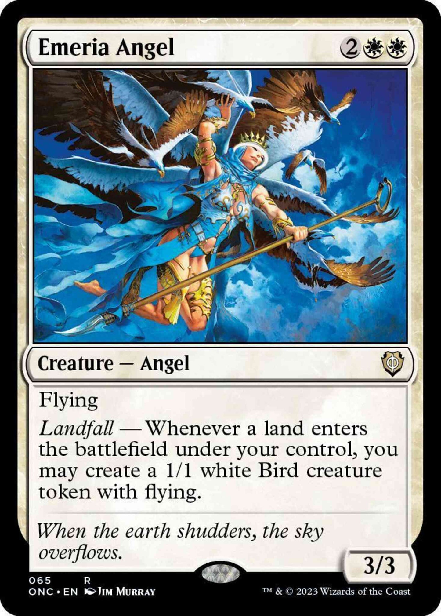 Emeria Angel [65] [Phyrexia: All Will Be One: Commander] [Non-Foil]