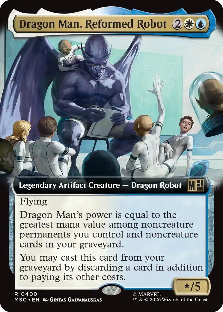 Dragon Man, Reformed Robot [400] [Extended Art] [Marvel Super Heroes: Commander] [Non-Foil]