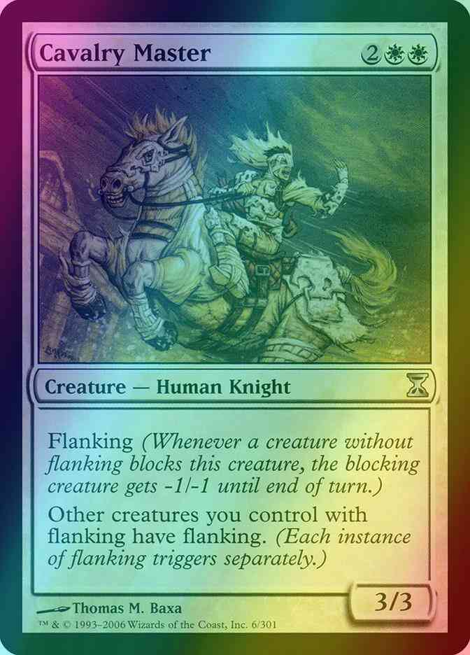 Cavalry Master [6] [Time Spiral] [Foil]