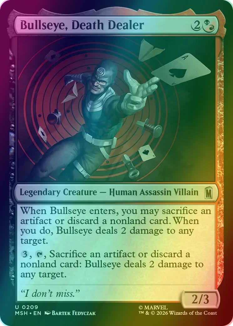 Bullseye, Death Dealer [209] [Marvel Super Heroes] [Foil]