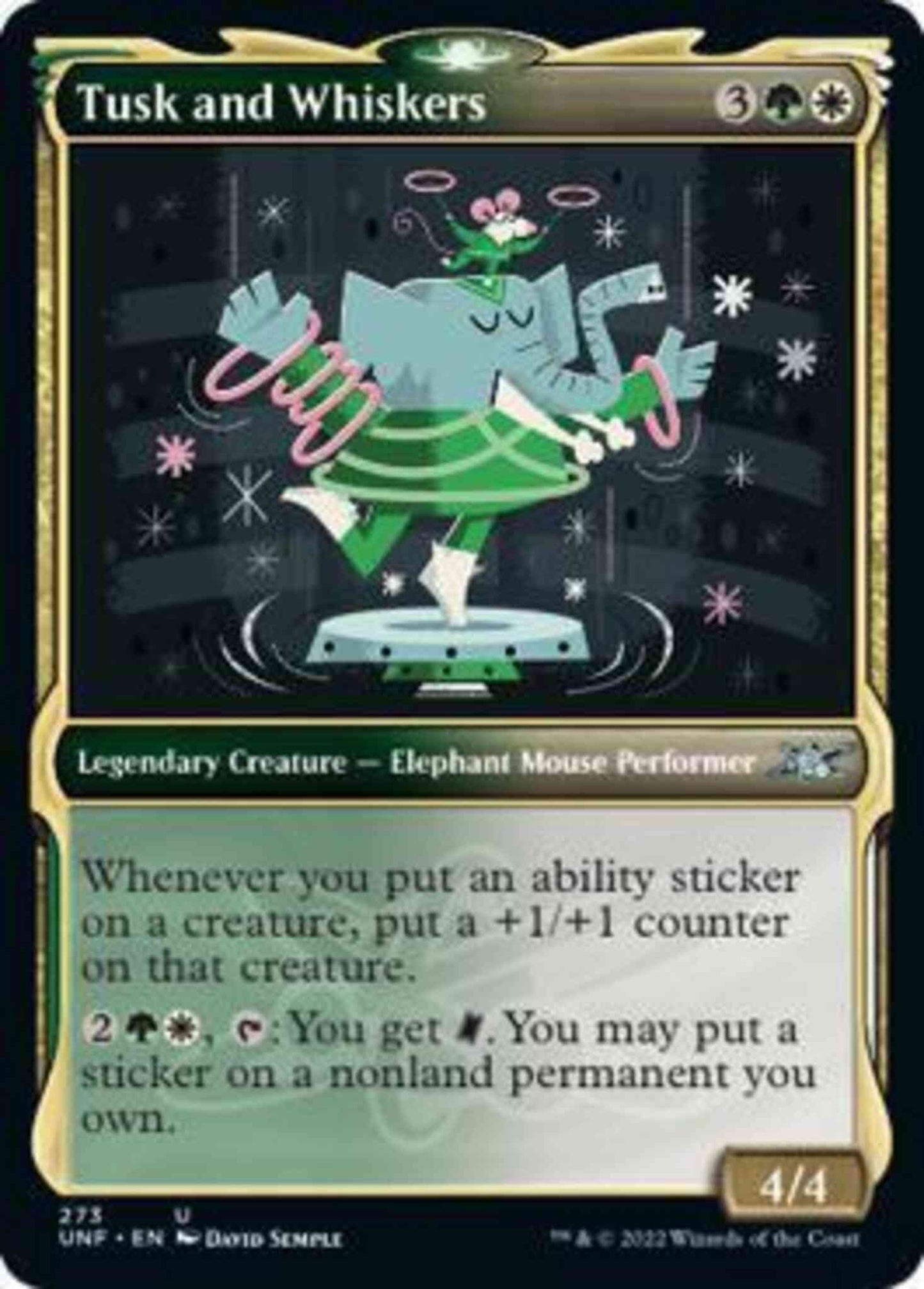 Tusk and Whiskers [273] [Showcase Cards of Tomorrow] [Unfinity] [Non-Foil]