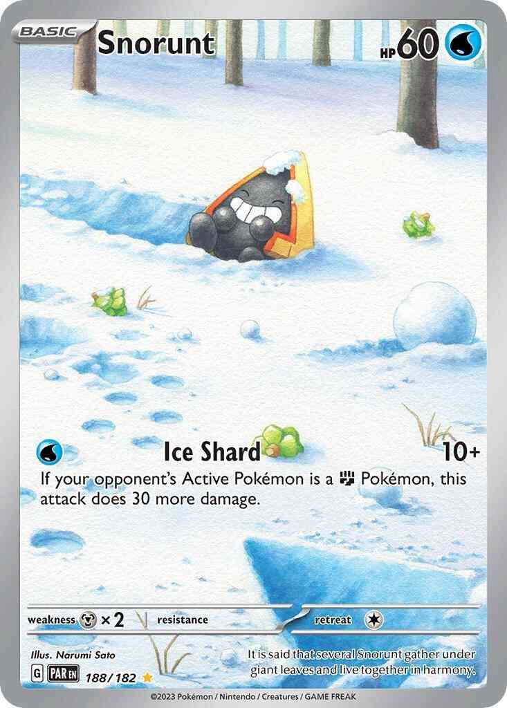 Snorunt - 188/182 - Illustration Rare [sv04-188] [Ultra]