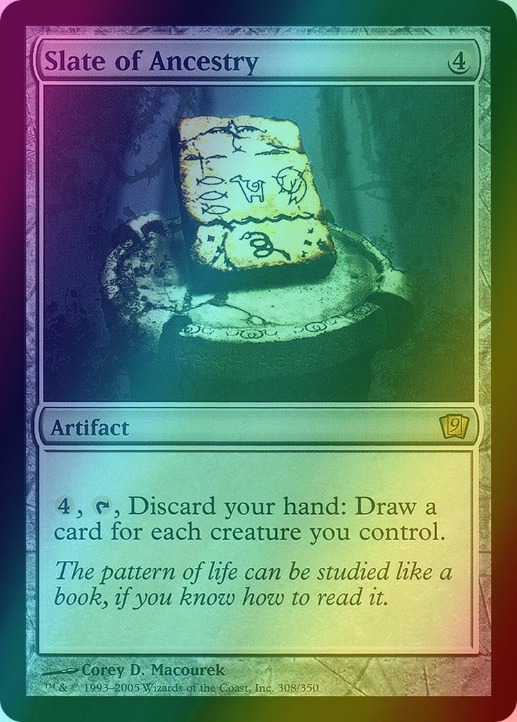 Slate of Ancestry [308x] [Ninth Edition] [Foil]