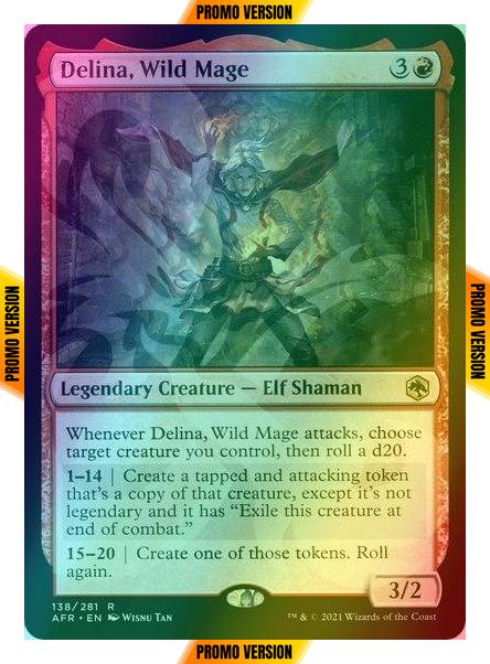 Delina, Wild Mage [138x] [Ampersand] [Adventures in the Forgotten Realms Promos] [Foil]