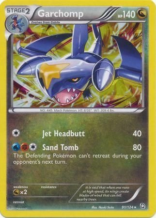 Garchomp - Cracked Ice Holo - 91/124 - Rare [bw6-91] [Holo]